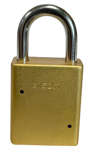 Alum Padlock 1-1/2" Body 1/4" Shackle Diameter 1" Shackle Length Yellow 4