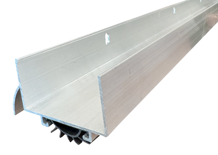 Door Shoe 1-3/4"Wx1-1/4"Hx36"L Aluminum w/Vinyl Insert 2
