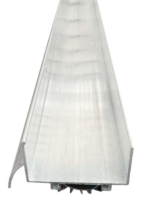 Door Shoe 1-3/4"Wx1-1/4"Hx36"L Aluminum w/Vinyl Insert 4