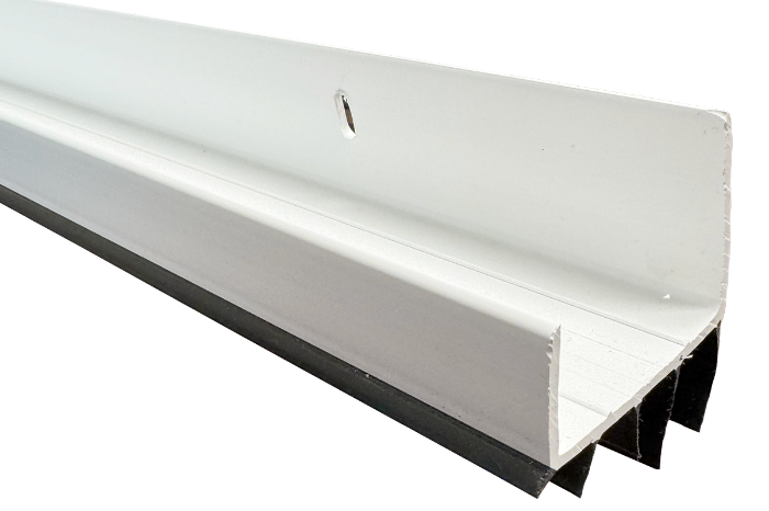 Door Shoe, 1-3/4"W x 1-1/2"H, Plus 13/16" Rubber Sweeps, 35-3/4" Long 4