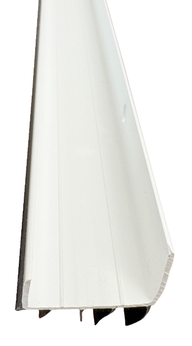 Door Shoe, 1-3/4"W x 1-1/2"H, Plus 13/16" Rubber Sweeps, 35-3/4" Long 2