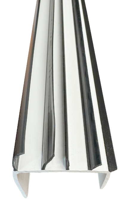 Door Shoe, 1-3/4"W x 1-1/2"H, Plus 13/16" Rubber Sweeps, 35-3/4" Long 5