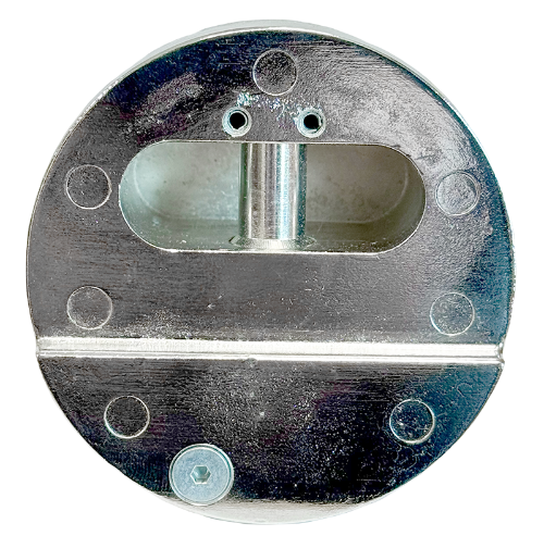 Master Puck Lock with Master Keyway Keyed Different Notched Back 3