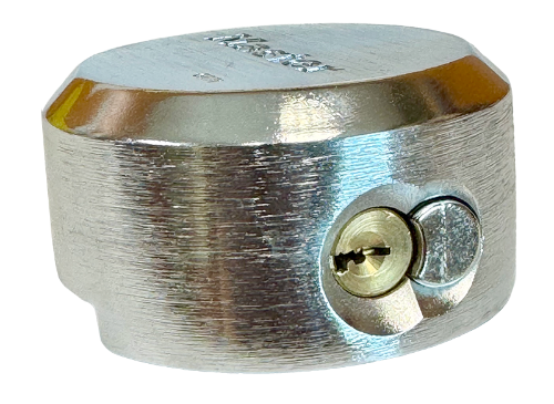 Master Puck Lock with Master Keyway Keyed Different Notched Back 4