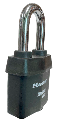 Weather Tough Padlock Commercial Cylinder no Cylinder 2-5/8"W 1-7/8"SC 7/16"SD 2
