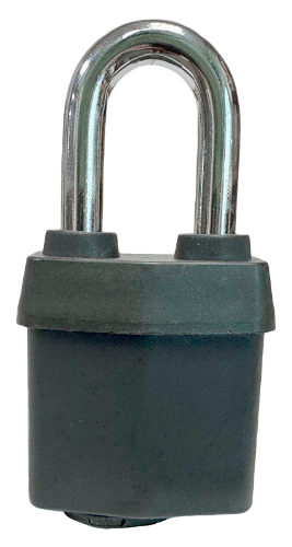 Weather Tough Padlock Commercial Cylinder no Cylinder 2-5/8"W 1-7/8"SC 7/16"SD 4