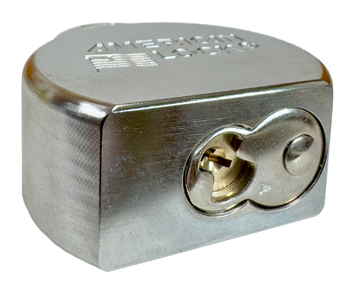 Solid Steel Padlock 2-1/2" Body 1-1/16" Shackle Length 7/16" Shackle Diameter 5