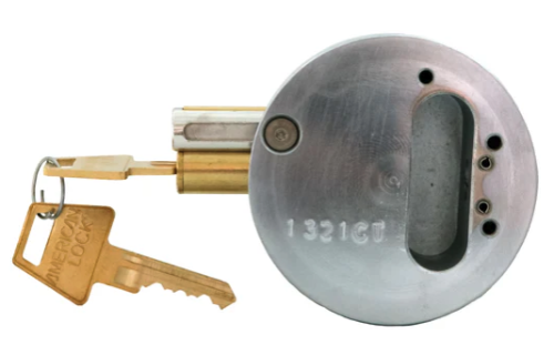 AMERICAN LOCK A2010 KD Keyed Different Puck Lock with American Keyway 2