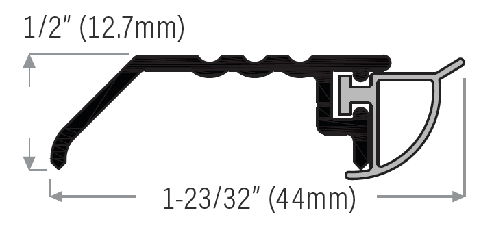 Residential Sill Bumper Threshold, Square Style Chart Edmonton