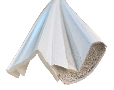 Residential White Single Door Kerf Weatherstrip 2