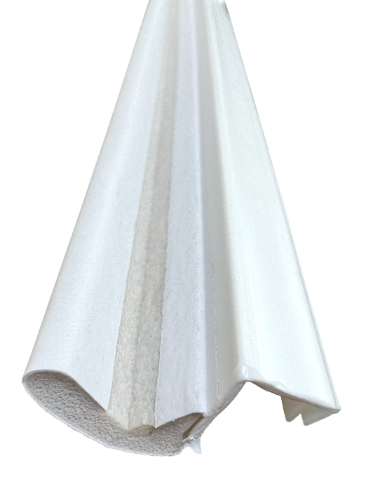 Residential White Single Door Kerf Weatherstrip 5