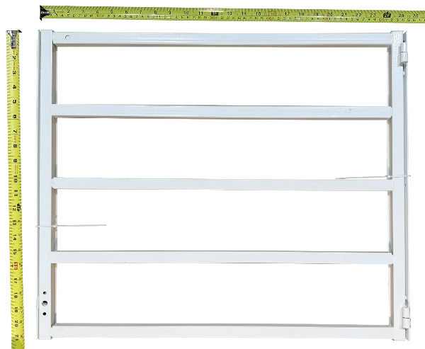 Residential Window Bar Hinged Security Fits up to 45"W x 33"H Window