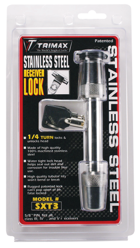100% Stainless Steel 5/8" Key Receiver Lock 2