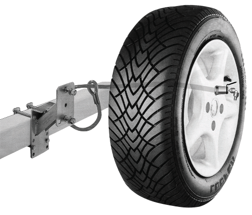 TRIMAFLEX Spare Tire Cable Lock (Tubular) 36" X 12mm 3