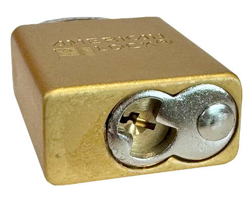 Alum Padlock 1-1/2" Body 1/4" Shackle Diameter 1" Shackle Length Yellow 5