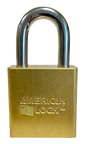 Aluminum Padlock 1-3/4" Body 5/16" Shackle Diameter 1-1/8" Shackle Length Yellow 1
