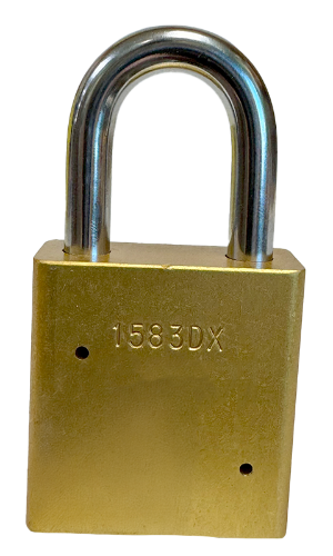 Aluminum Padlock 1-3/4" Body 5/16" Shackle Diameter 1-1/8" Shackle Length Yellow 4