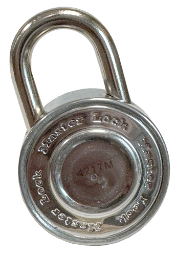 Combination Padlock Carded Combination Control Key-None 2