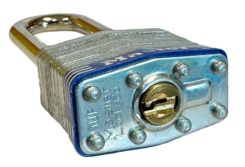 Laminated Steel Padlock, Universal Pin, Uncoded Keying, 1-3/4"Wx2-1/2"SC 4