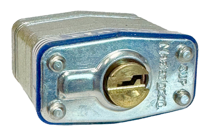 Laminated Steel Padlock Universal Pin Uncoded Keying 1-9/16"W 3/4"SC 4