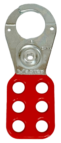 MASTER 420 Steel Lockout Hasp, 1-3/4" x 4-1/2", 1" Jaw Size 1