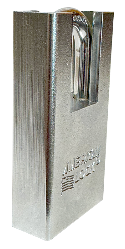 Solid Steel Shroud Padlock 1-3/4" Body 1-1/8" Shackle Length 5/16" Shackle Diameter 2