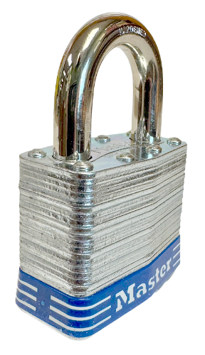 Laminated Steel Padlock, Uncoded Keying, 2" Wx1"SC 2