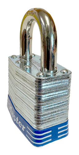 Laminated Steel Padlock, Uncoded Keying, 2" Wx1"SC 3