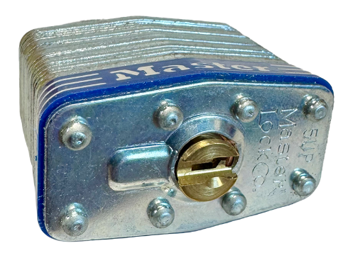 Laminated Steel Padlock, Uncoded Keying, 2" Wx1"SC 4
