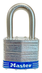 Laminated Steel Padlock, Universal Pin, Uncoded Keying, 2"Wx1-1/2"SC 1