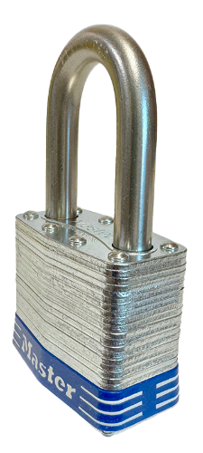 Laminated Steel Padlock, Universal Pin, Uncoded Keying, 2"Wx1-1/2"SC 3