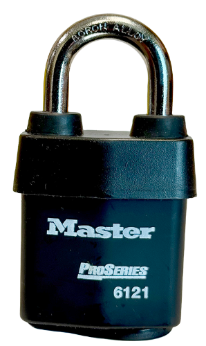 Rekeyable Weather Tough Padlock, Keyed Different, 2-1/8"Wx1-1/8"SC 1