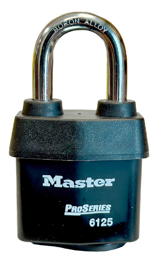 Rekeyable Weather Tough Padlock, Keyed Different 2-3/8"Wx1-3/8"SC 1