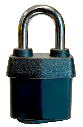 Rekeyable Weather Tough Padlock, Keyed Different 2-3/8"Wx1-3/8"SC 4
