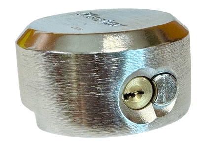 Master Puck Lock with Master Keyway Keyed Different Notched Back 4