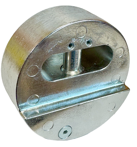Master Puck Lock with Master Keyway Keyed Different Notched Back 5