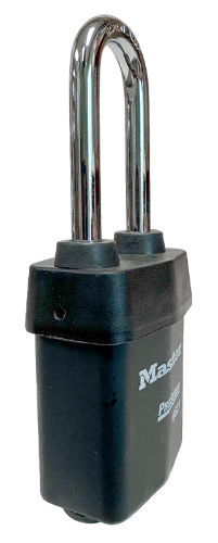 Weather Tough Padlock Commercial Cylinder no Cylinder 2-1/8"W 2-3/8"SC 5/16"SD 2