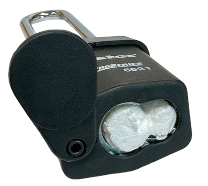 Weather Tough Padlock Commercial Cylinder no Cylinder 2-1/8"W 5-5/8"SC 5/16"SD 5