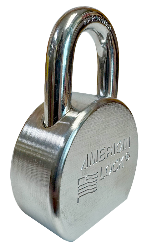 Solid Steel Padlock 2-1/2" Body 1-1/16" Shackle Length 7/16" Shackle Diameter 2