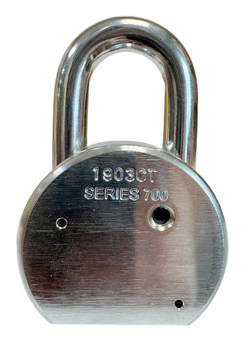 Solid Steel Padlock 2-1/2" Body 1-1/16" Shackle Length 7/16" Shackle Diameter 4