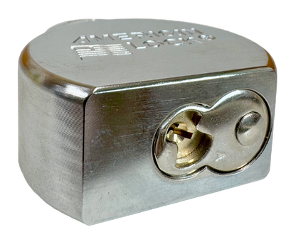 Solid Steel Padlock 2-1/2" Body 1-1/16" Shackle Length 7/16" Shackle Diameter 5