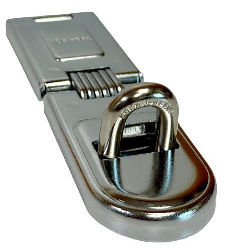 720DPF Hinged Hasps, Single Hinged Type, 6-1/4"L 1
