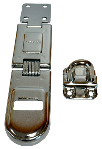 720DPF Hinged Hasps, Single Hinged Type, 6-1/4"L 5