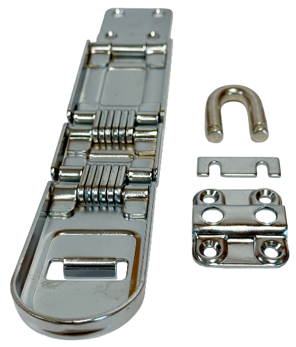 722DPF Hinged Hasp Double Hinged 7-3/4"L 5