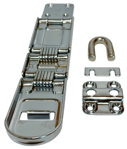 722DPF Hinged Hasp Double Hinged 7-3/4"L 5
