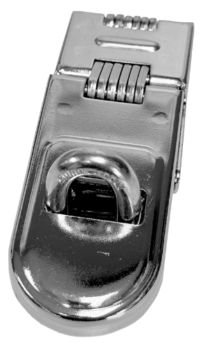 722DPF Hinged Hasp Double Hinged 7-3/4"L 1