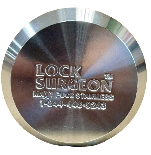 Max Stainless Steel Puck Lock 1