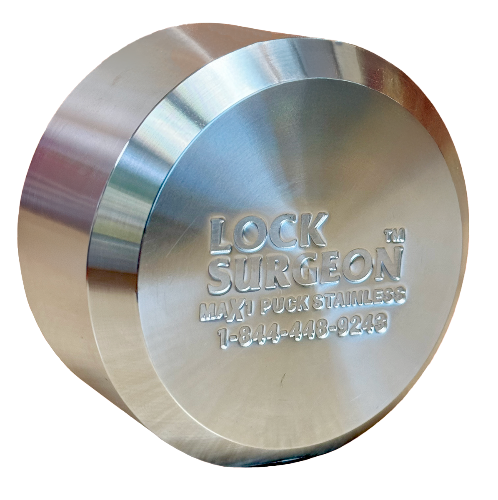Max Stainless Steel Puck Lock 2