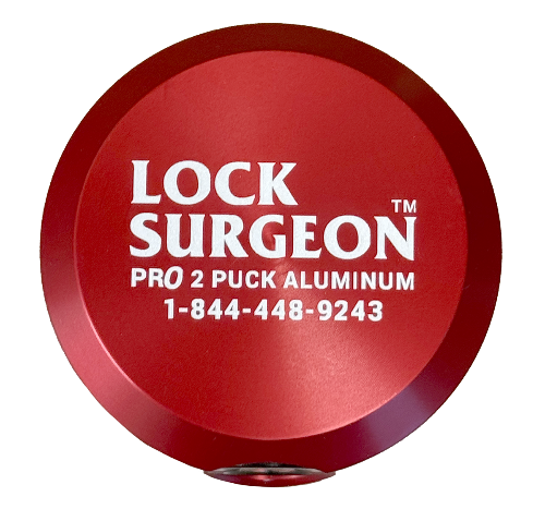 Pro Aluminum Puck Lock Red 2