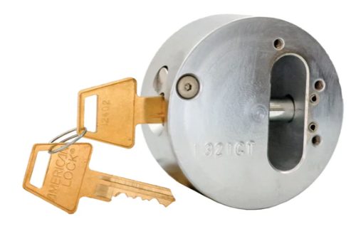 AMERICAN LOCK A2010 KD Keyed Different Puck Lock with American Keyway 3